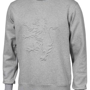 Sweat Embossing Leão Cinza