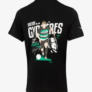 T-shirt Nike Gyökeres Preta Bicampeão - Criança