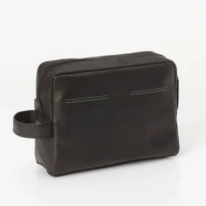 Necessaire Preta c/linha Verde