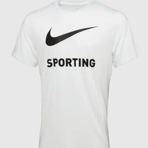 T-Shirt Swoosh Branca - Criança