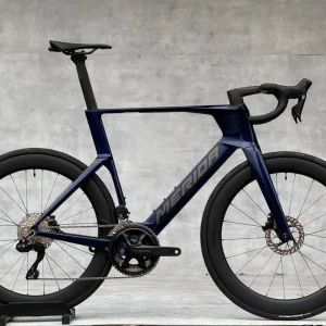 Merida Reacto 6000 Bicicleta de Corrida Carbono 105 (Roxo Estrelado Cinzento)