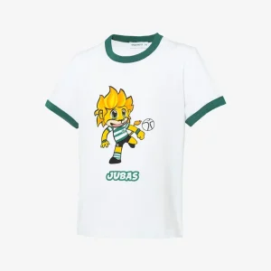 T-shirt Branca Jubas Bola - Criança