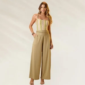 Calça Pantalona Elegante Vega Tatu