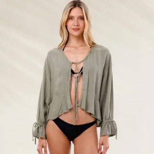 Camiseiro Serenety Green Linen Luster