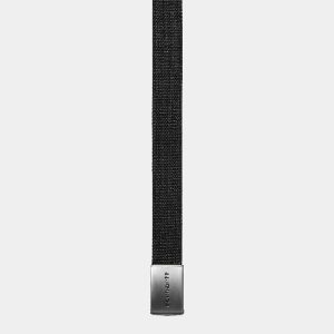 Carhartt Wipp Clip Belt Chrome