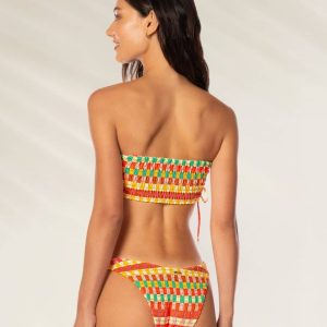 Cueca de Biquíni Reversível Multicolor