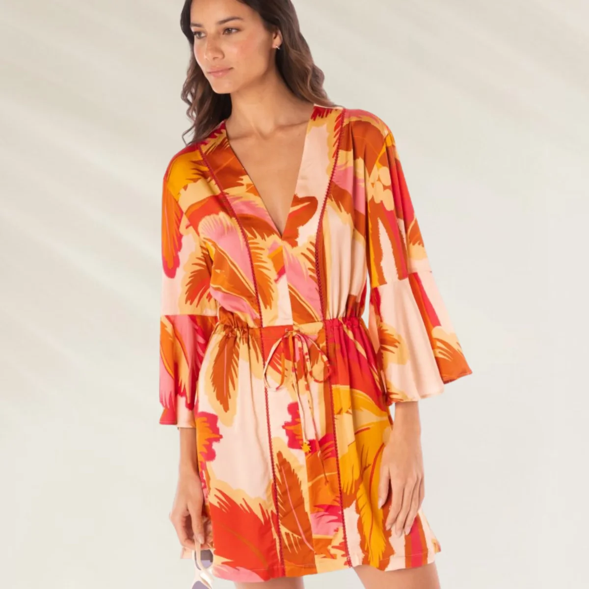 Kaftan Estampado Tropical
