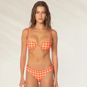 Top com armação Sunset Grid Amatista